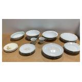 Dinnerware with Noritake and American Queen Fine China Dishes
