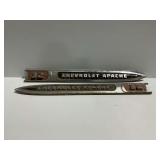 (2) Chevrolet Apache 32 Fender Emblems