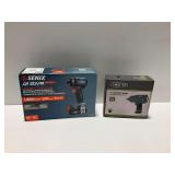 Senix Cordless Impact Driver and Master Mechanic Air Impact Wrench