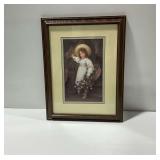 Framed Art Print titled Harebells
