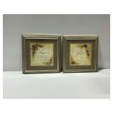 (2) C. Winterle Olson Framed Floral Prints