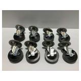 (8) 5 in. Swivel Casters with Brakes