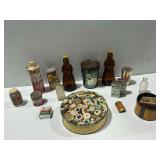 Vintage Advertising Tin and Glass Bottle Lot