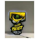 Nasty Beast Hard Tea LED Lighted Sign