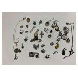 Sterling Silver and Gemstone Jewelry Lot