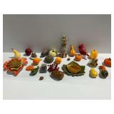 Fall and Autumn Decorative Items Including Jim Shore Figurine