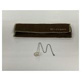 16mm Shell Pearl Necklace with 18 in. Sterling Chain