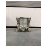 3-Drawer Wooden Nightstand with Carved Details...see description and photos