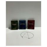 (3) The Lord of the Rings Special Extended Edition DVD Box Sets and Wire Stand