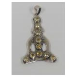 Sterling Silver Citrine Pendant