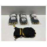 (4) Pairs of 3M Thinsulate Insulated Cold Weather Gloves Size XL