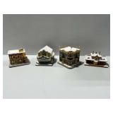 Green Bay Packers Lighted Holiday Village Buildings...work