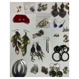 Assorted Pairs of Costume Earrings