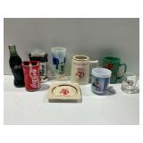 Assortment of Drinking Glasses and Ceramic Ware