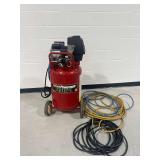 Coleman Powermate 27-Gallon Direct Drive Air Compressor with Hoses...powers on