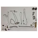 Jewelry Lot with Sterling Silver Necklaces and Earrings