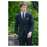 Mixed Stretch 2-Button Notch Suits - Styles: 4545C-37XL / 4545C-37XX / 4545C-B / 4545C-L / 4545C-LX / 4545C-RX / 4545C-SX / 4545C-XL / 4545C-XX Colors: Navy / Black Sizes: Assorted