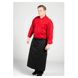 Three-Section Pocket Bistro Apron Style: U3100 Color: Black Size: Each