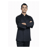 Lycra Chef Coat, 3/4 Sleeve with Wicking Style: U0719HC Color: Black Sizes: Assorted