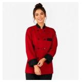 Unisex Classic Chef Coat – 65% Polyester / 35% Cotton Style: U0404 Colors: Olive / Red / Slate / White/Black Sizes: Assorted