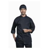 Lycra Chef Coat with Matching Mesh Style: U0708 Color: Black Sizes: Assorted