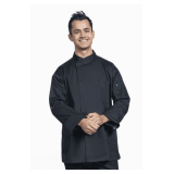 Lycra Chef Coat with Patch Pocket & Wicking Style: U0711HC Colors: Black / Slate / White Sizes: Assorted