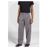 Yarn-Dyed Chef Pants Style: U4003 Color: Black/Grey Chevron Sizes: Assorted