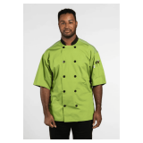 Unisex Chef Coat – 65% Polyester / 35% Cotton Style: U0494 Colors: Avocado / Berry / Brown / Burgundy / Cobalt / Eggplant / Navy / Slate / Steel Sizes: Assorted