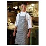 Classic Bib Apron – 65% Polyester / 35% Cotton Style: U3000 Colors: Houndstooth / Khaki / Slate
