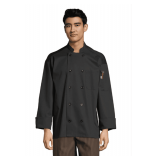 D/C Workhorse Chef Coat with Mesh Style: U0426P Colors: White / Black Sizes: Assorted