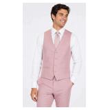 Mens Vest 85% Poly / 13% Viscose / 2% Spandex - Style: 4374VS Color: Rose