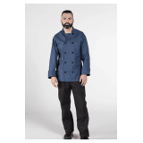 Assorted Chef Coats – Chambray & 3/4-Sleeve Styles  Styles: U0405C / U0410  Colors: Chambray / Black / White  Sizes: Assorted