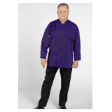 Endeavor Zip Chef Coat with Mesh Style: U0704 Color: Grape Sizes: Assorted