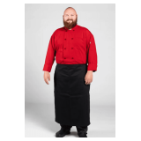 2-Section Pocket Bistro Apron Style: U3101 Color: Black