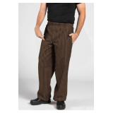 Yarn-Dyed Chef Pants Style: U4003 Color: Black/Copper Sizes: Assorted