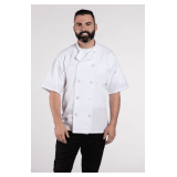 Veteran Chef Coat Style: U0433P Color: White Sizes: Assorted