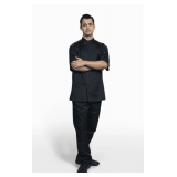 Unisex Snap Chef Coat – 55% Polyester / 42% Cotton / 3% Spandex Style: U0712HC Colors: Black / Slate / White Sizes: Assorted