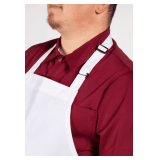 Unisex Apron – 65% Polyester / 35% Cotton Style: U3010 Color: White