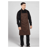 Unisex Apron – 65% Polyester / 35% Cotton Style: U3018 Colors: Brown / Khaki / Red