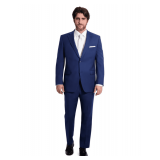 Stretch 2-Button Notch Suit - Style: 4545C-34RX Color: Cobalt Sizes: Assorted