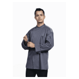 Lycra Chef Coat with Wicking Style: U0708HC Color: Slate Sizes: Assorted