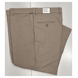 Adjustable Slim-Fit Flat-Front Pants with Belt Loops - Styles: 6510PB-253B / 6510PB-253L / 6510PB-253LX Color: Taupe Sizes: Assorted