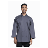 Lycra Chef Coat, 3/4 Sleeve with Wicking Style: U0719HC Color: Slate Sizes: Assorted