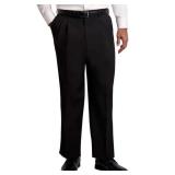 Assorted Poly Comfort Waist Pleated Pants  Style: 2025P-RX  Color: Black  Sizes: Assorted Numbered Sizes