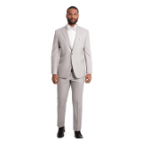 Griffin 1-Button Peak Suit Coats – Streaky Grey - Styles: 8946C-02B / 8946C-02L / 8946C-02LX / 8946C-02RX / 8946C-02S / 8946C-02XL / 8946C-02XX Color: Grey Sizes: Assorted
