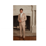Men Coat 74% Poly / 24% Viscose / 2% Spandex - Style: 4372PVS-R Color: Camel