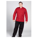 Assorted Chef Coats with Mesh – Classic Poplin & Classic Styles Styles: U0422-C / U0426 Colors: Red / Black Sizes: Assorted