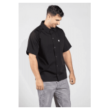 Unisex Snap Utility Shirt – 65% Polyester / 35% Cotton Style: U0950 Colors: Black / White Sizes: Assorted