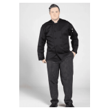 Classic Knot Chef Coat with Mesh Style: U0427 Colors: Black / White Sizes: Assorted