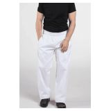 Unisex Chef Pants – 65% Polyester / 35% Cotton Style: U4000 Color: White Sizes: Assorted